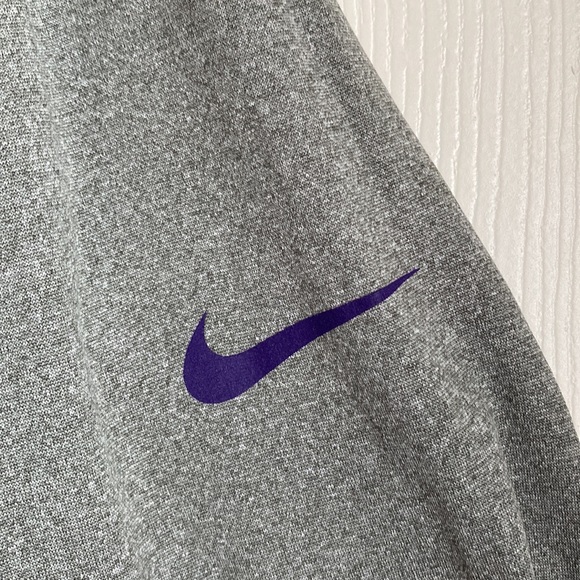 Large Grey Nike Vikings Pullover Sweater USED - Picture 3 of 4